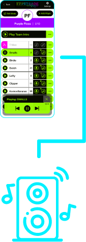 HypeTrack | How It Works | Connect To Speakers