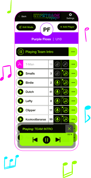 HypeTrack | How It Works | Play Team Entrance